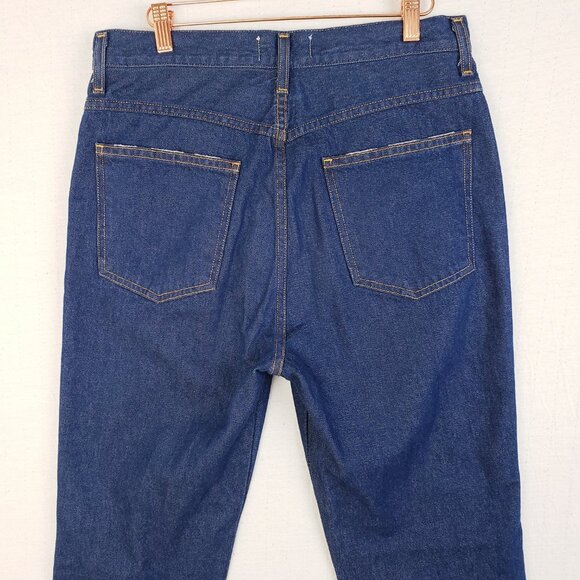 AGOLDE Jeans Pinch Waist High Rise Kick Flare Dark Wash Blue Denim size 28 - Picture 12 of 14